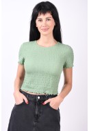 Bluza Dama Vero Moda Vmnynne Crop Aspren Green
